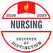 College of Distinction in Nursing badge