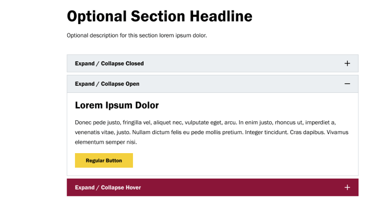 a screenshot of the general page