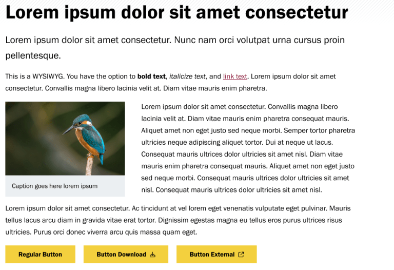 a screenshot of the general page