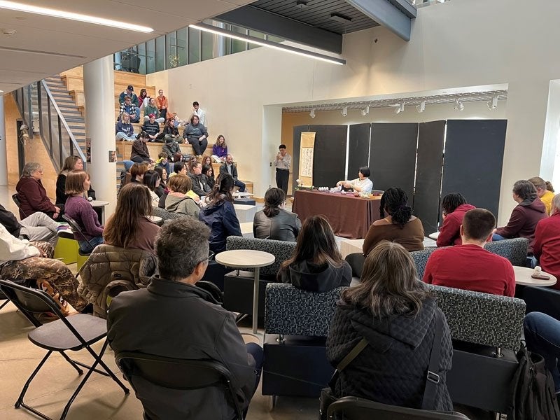 Chinese Tea Ceremony Demonstration at CU-Bloomsburg on March 27, 2025